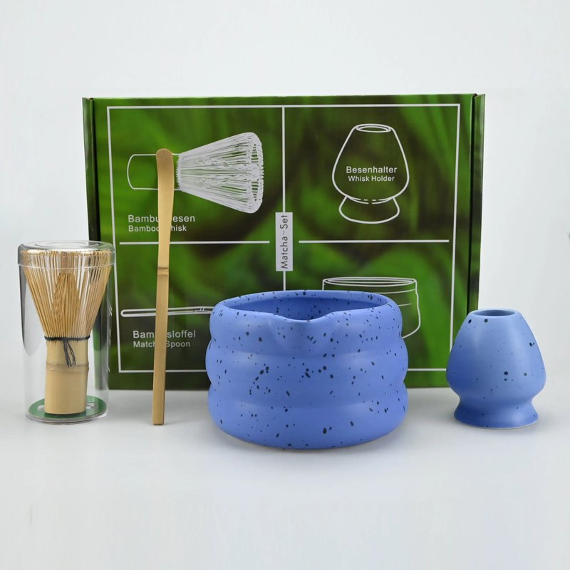 Japanese Matcha Tea Set - 4 Pieces