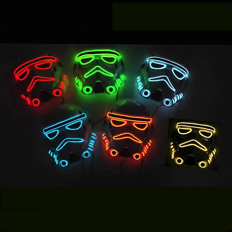 Luminous LED Halloween Night Mask
