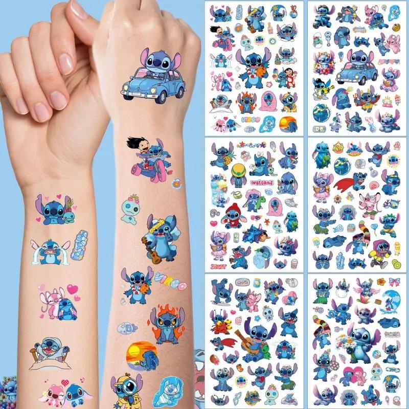 Disney Stitch Temporary Tattoo Set