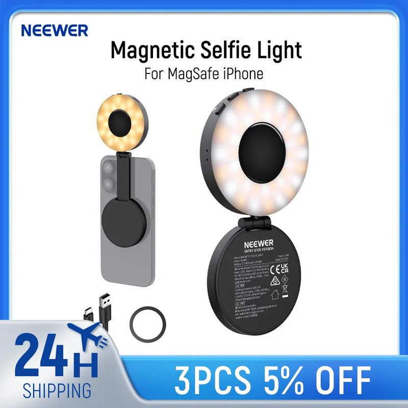 NEEWER Magnetic Selfie Light