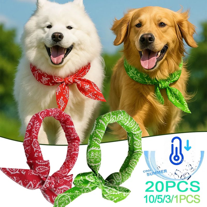 Summer Cooling Scarf for Pets