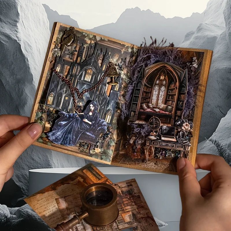 Gothic Library Paper Notebooks