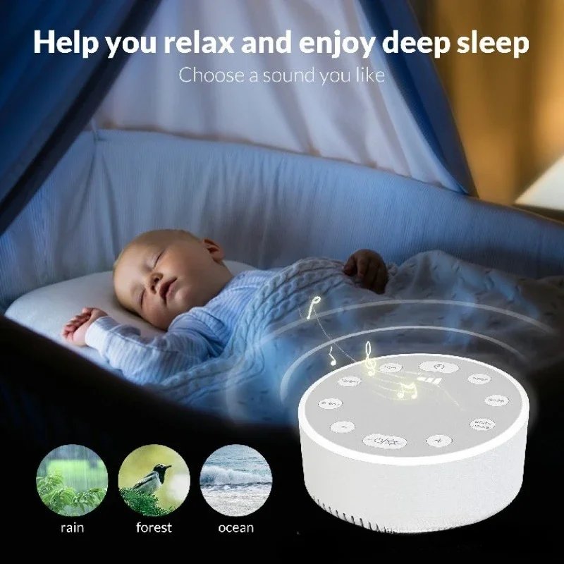 White Noise Machine with Breathing Lamp