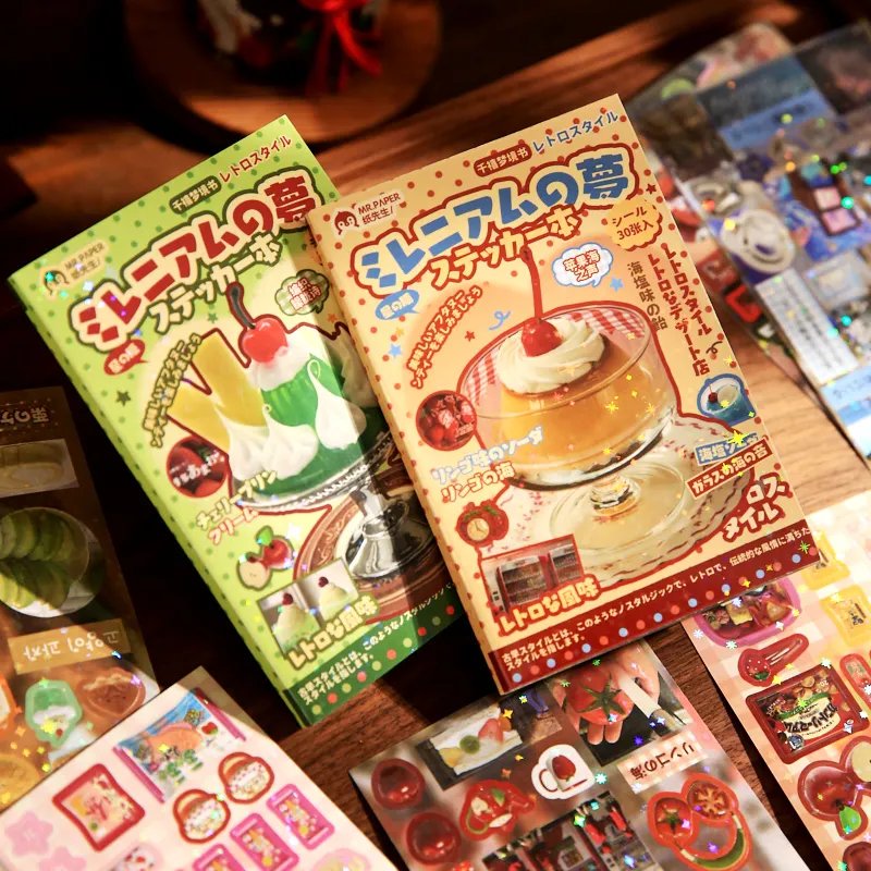 Kawaii Glitter Die-Cut Sticker Book