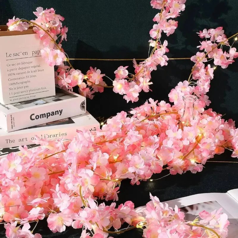 Cherry Blossom Fairy Light Garland