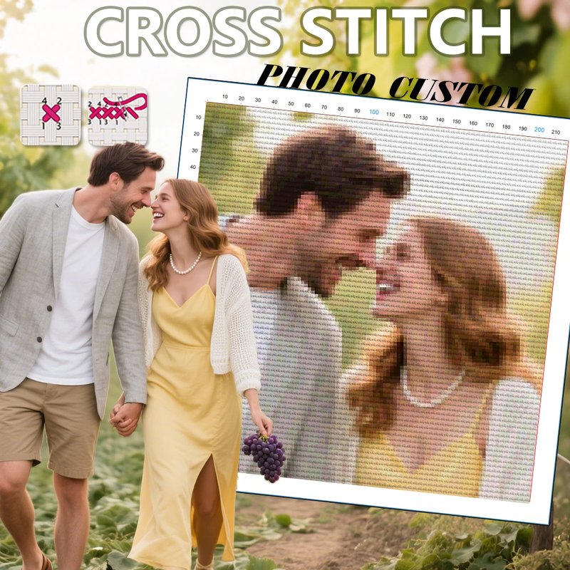Custom Photo Cross Stitch Kit
