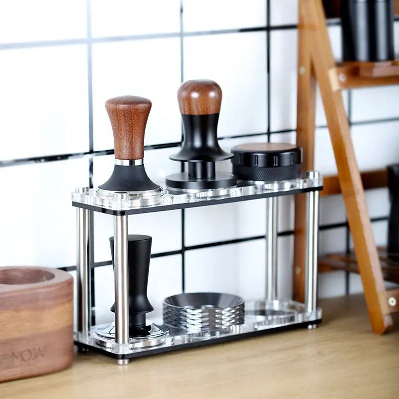 Acrylic Coffee Tamping Station