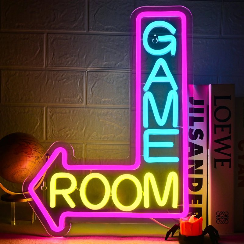 Dimmable Neon Gamer Wall Sign
