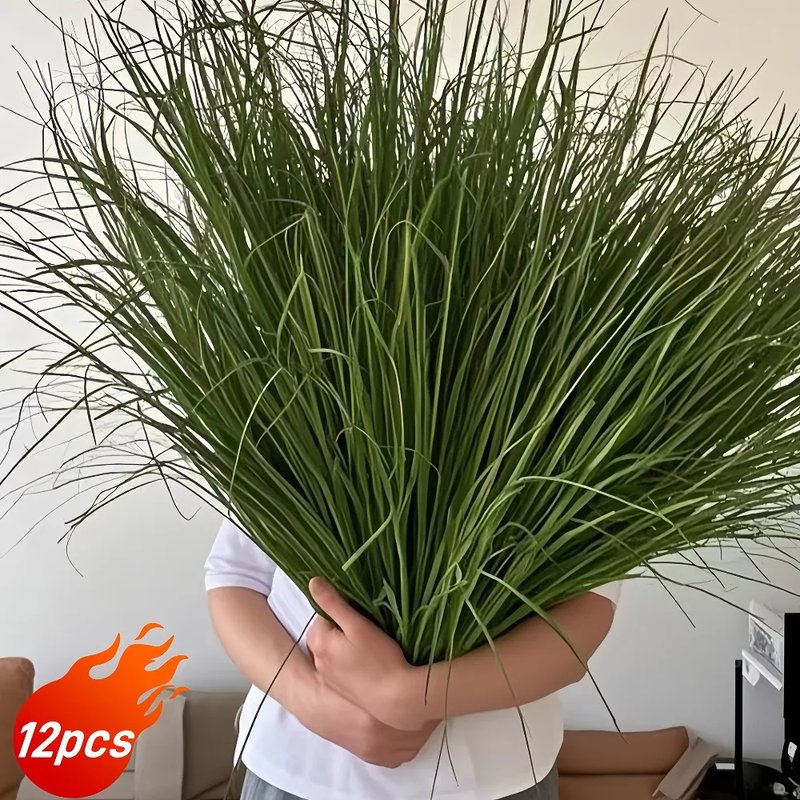 12PC Artificial Onion Grass Set