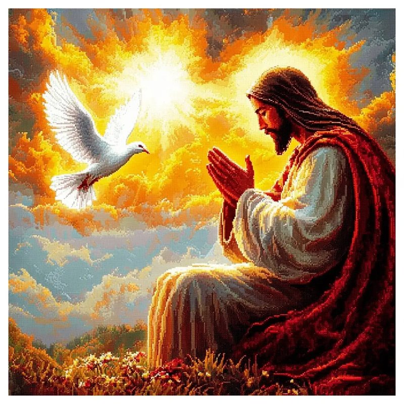 Jesus Cross Stitch Kit