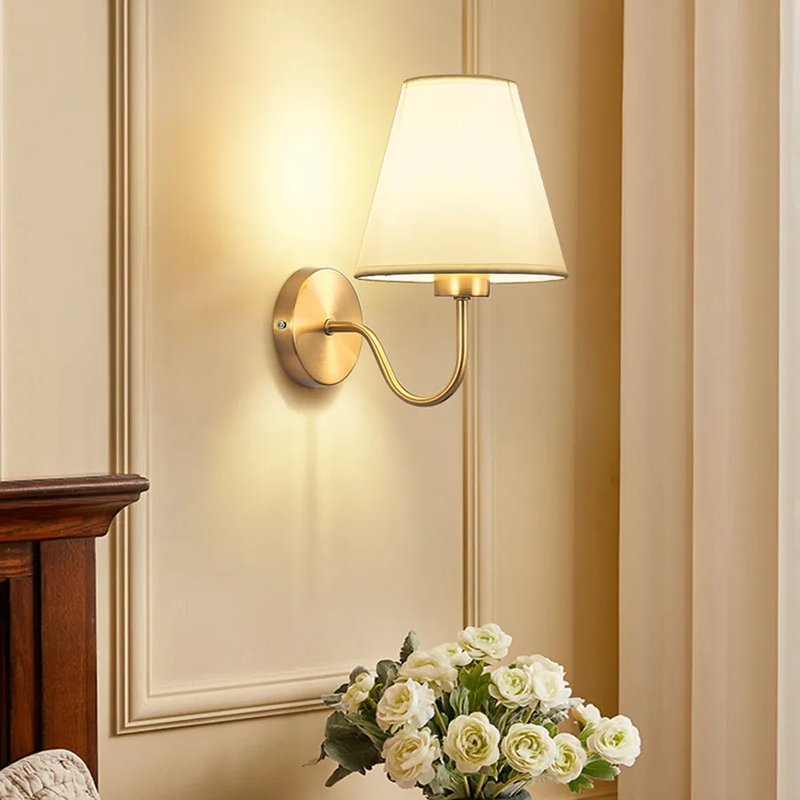 Retro Fabric Wall Lamp