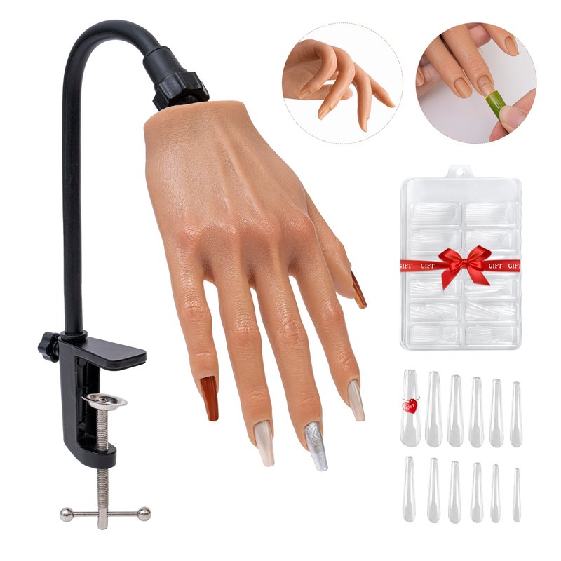 Silicone Nail Training Hand