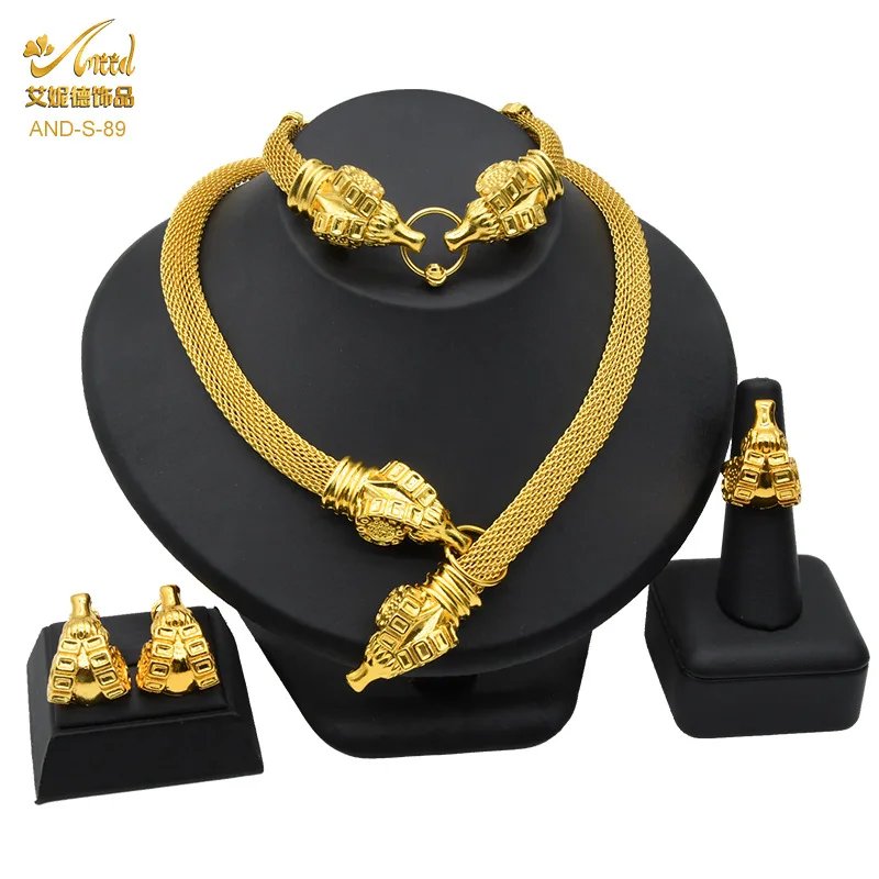 24K Gold Fashion Jewelry Set