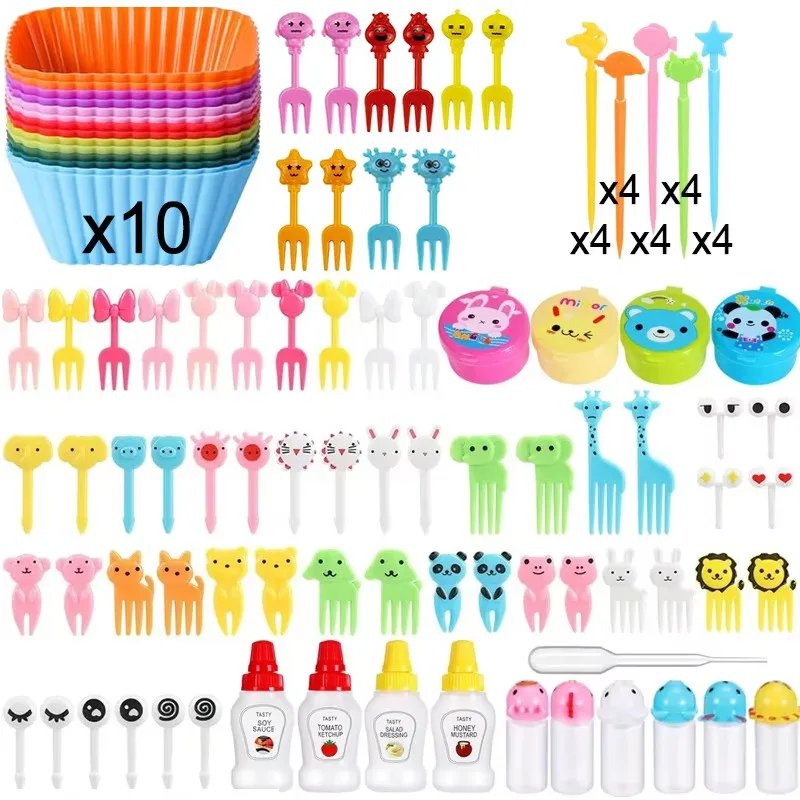 Cute Mini Fruit Forks for Kids