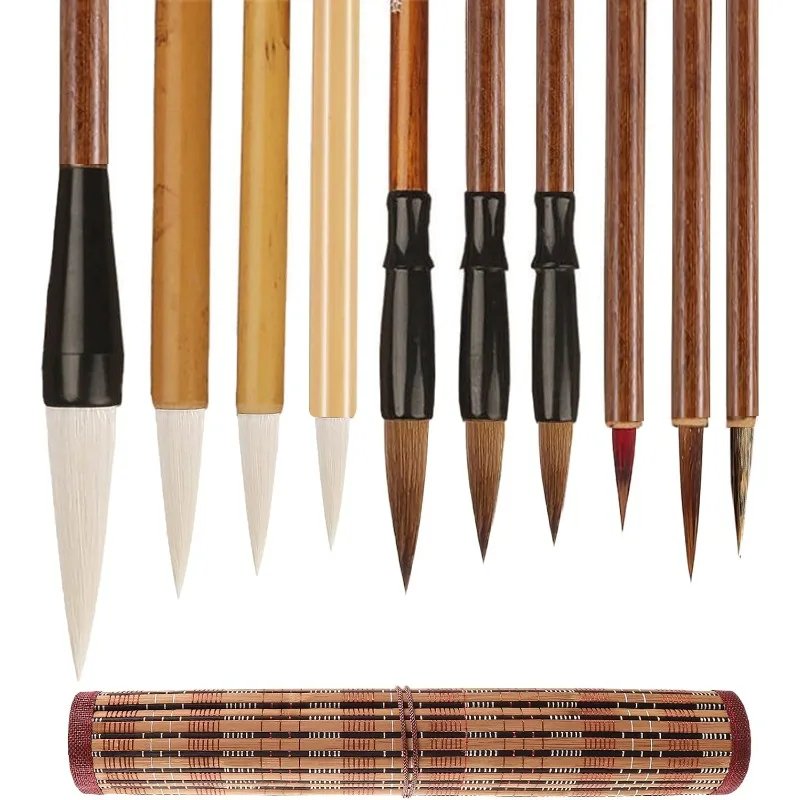 Premium 10-Piece Calligraphy Brush Set