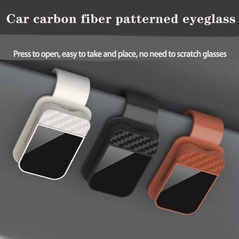 Multifunctional Carbon Fiber Eyeglass Clip