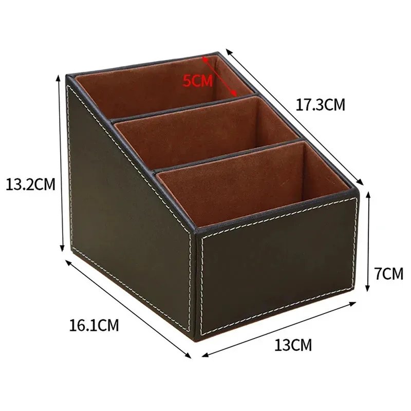 Stylish PU Leather Organizer Box