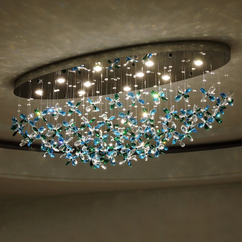 Elegant Crystal Ceiling Lamp