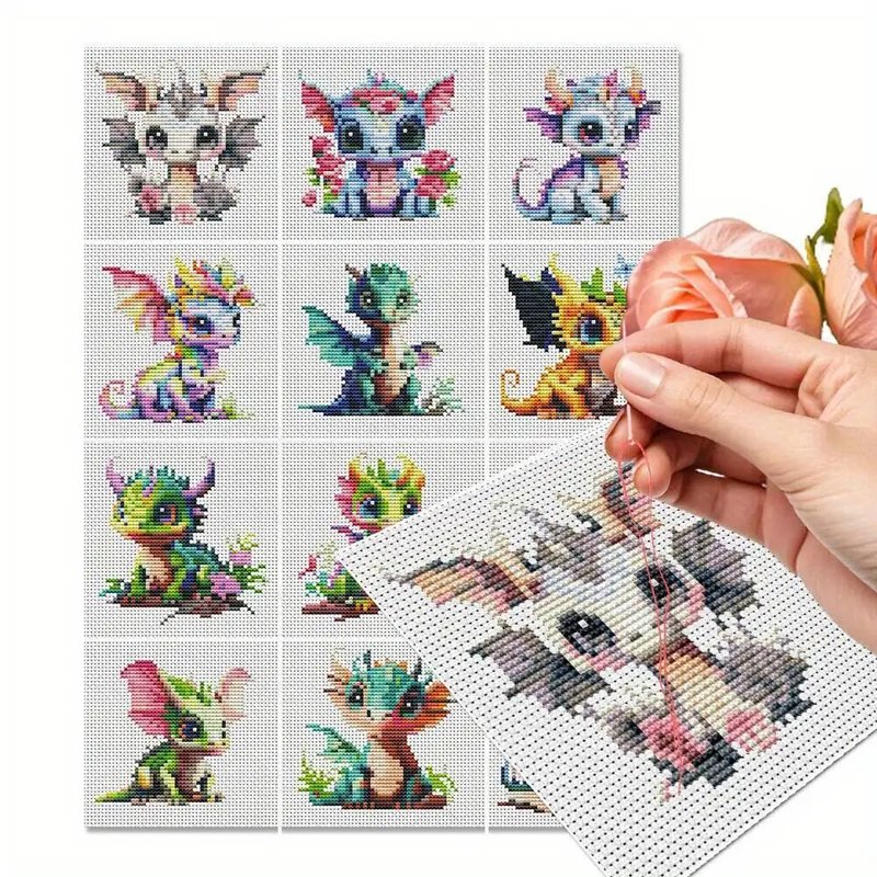 Dragon Cross Stitch Embroidery Kit