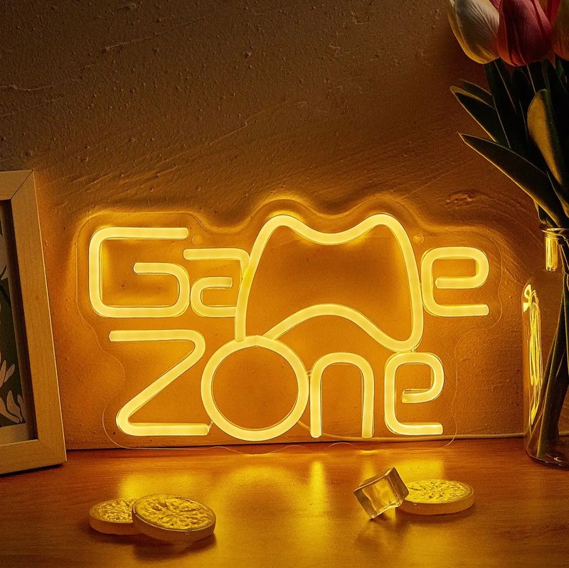 LED Neon Game Zone Sign