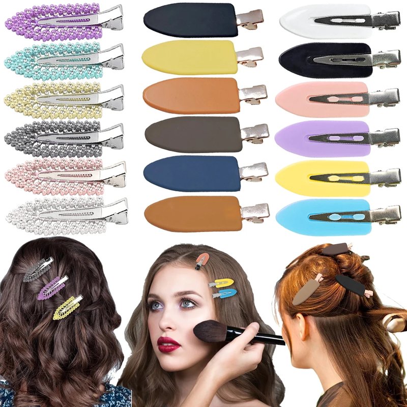 Elegant Pearl and Rhinestone Hair Clips