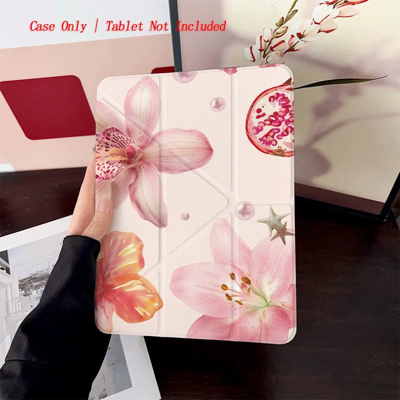 Pastel Pink Floral iPad Case