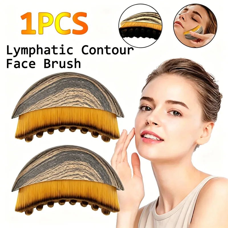 Ergonomic Lymphatic Face Brush