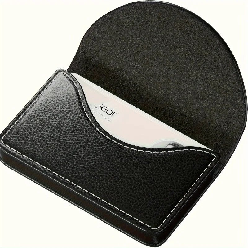 Elegant Leather Business Card Holder