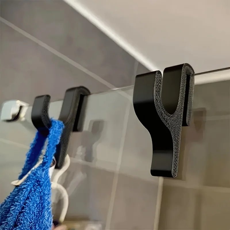 Stylish 3D Shower Door Hook