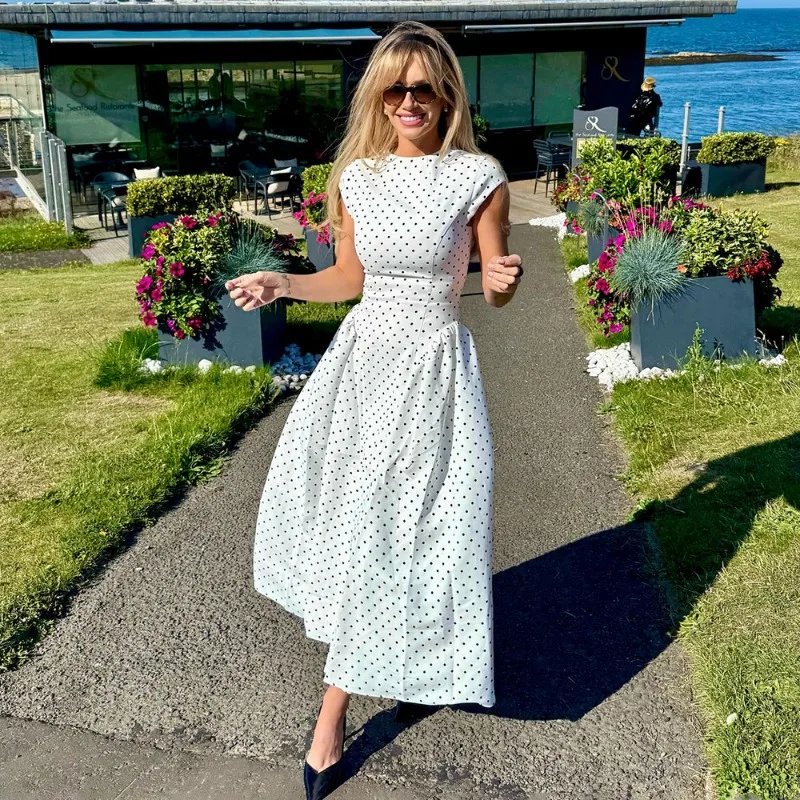 Vintage Polka Dot Summer Dress