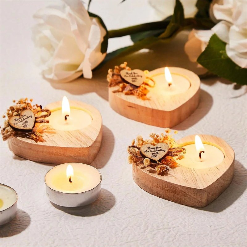 Elegant Wedding Candle Set
