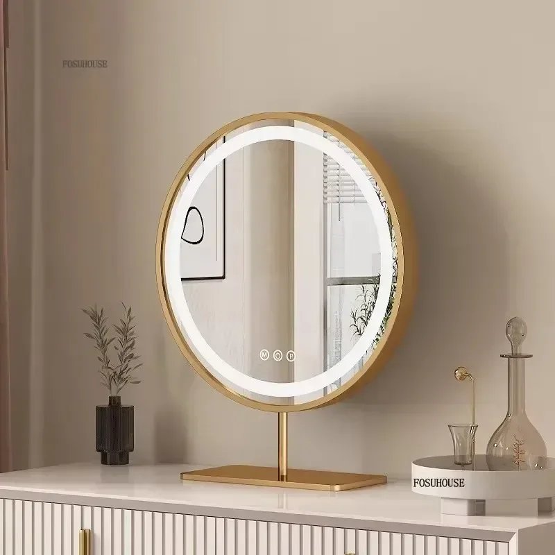 Smart LED Round Dressing Mirror