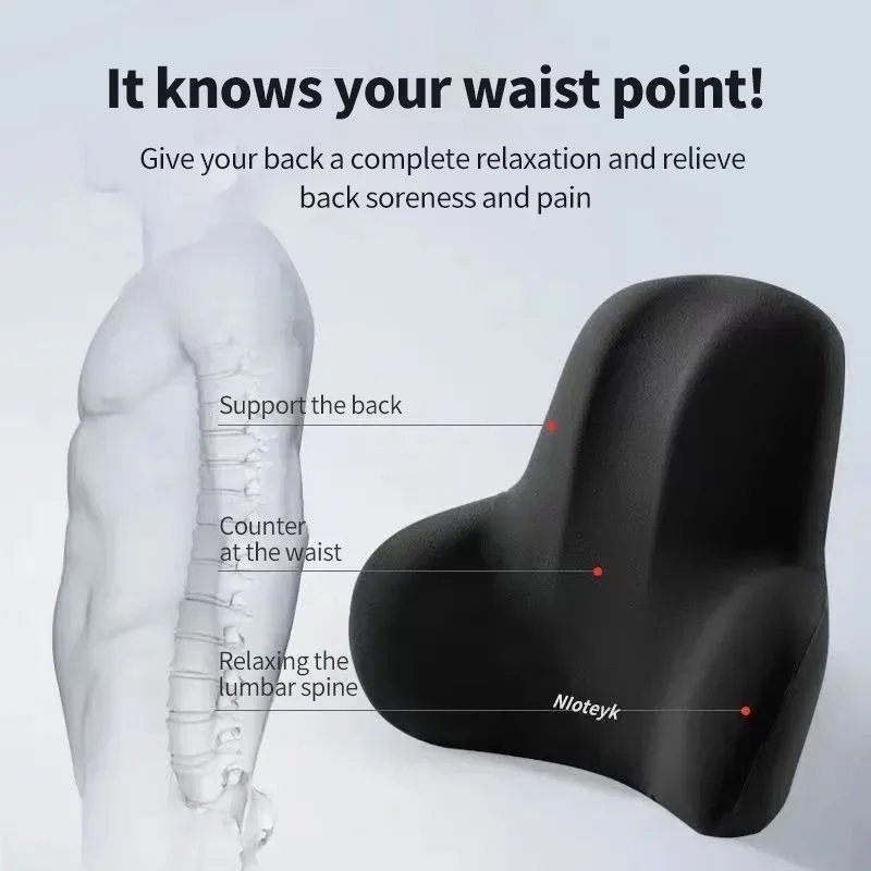 Memory Foam Car Neck and Lumbar Support