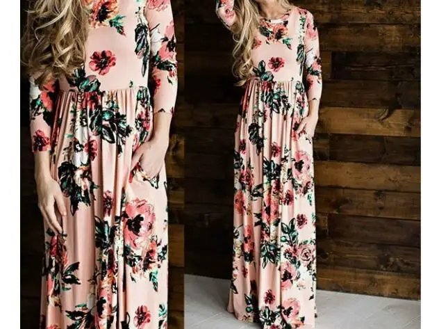 Chic Floral Print Dress