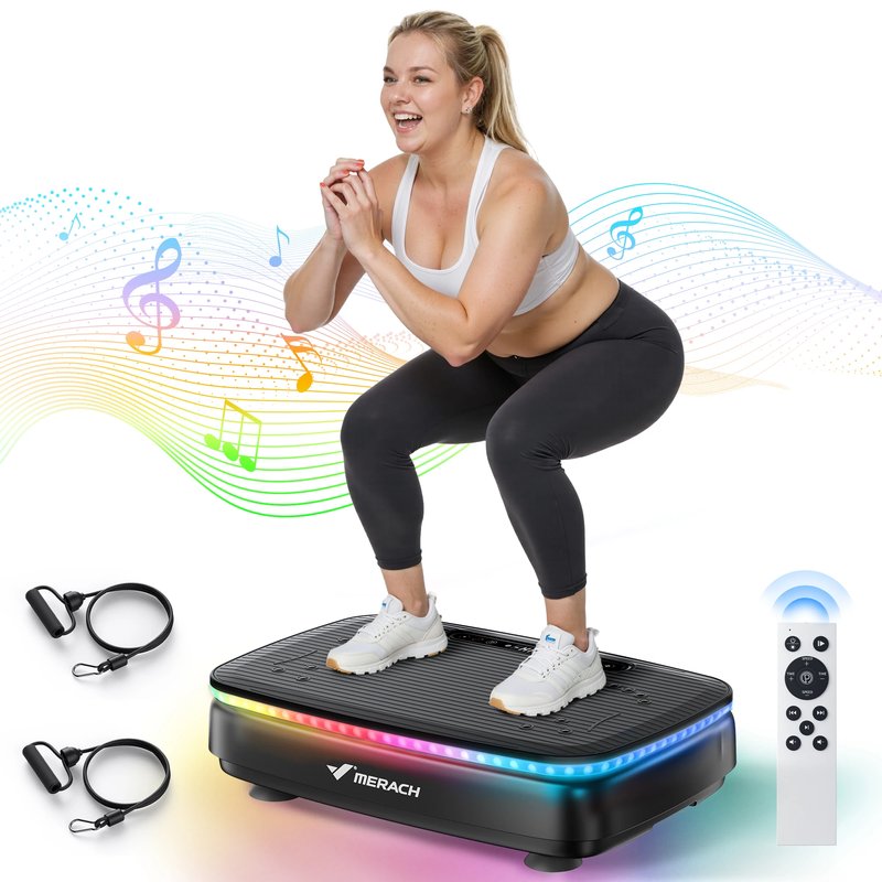 MERACH Vibration Plate for Total Body Workout