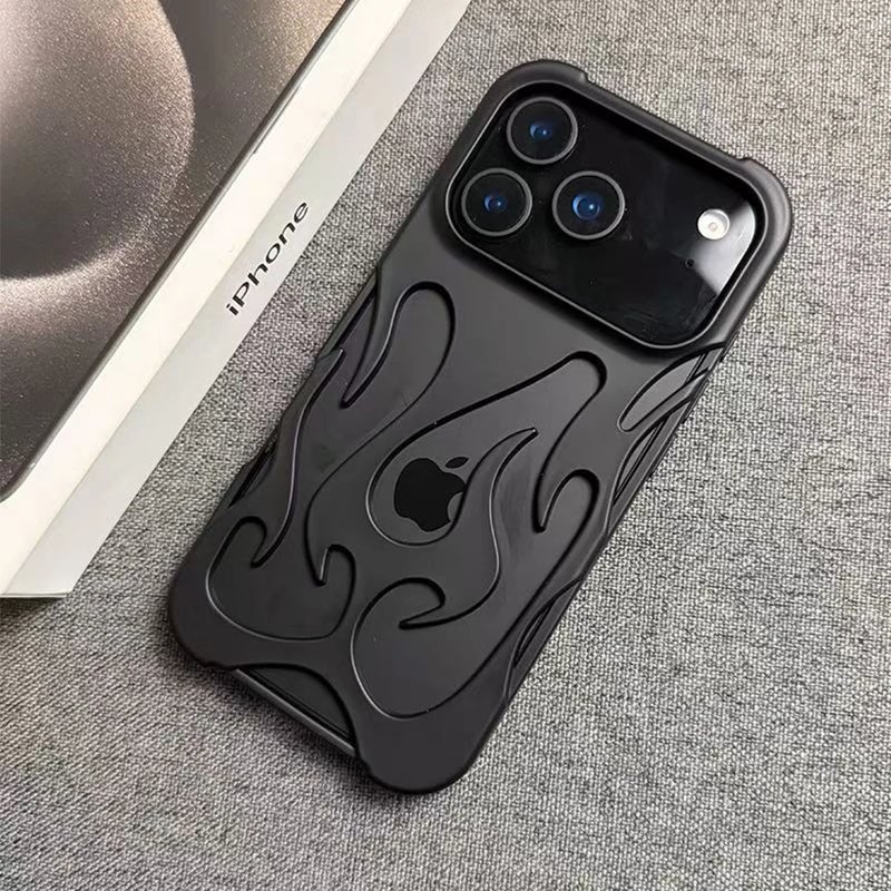 Flame Pattern TPU Phone Case