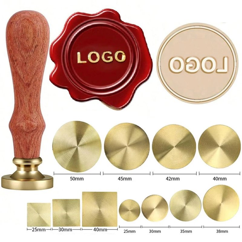 Personalized Brass Wax Seal Stamp