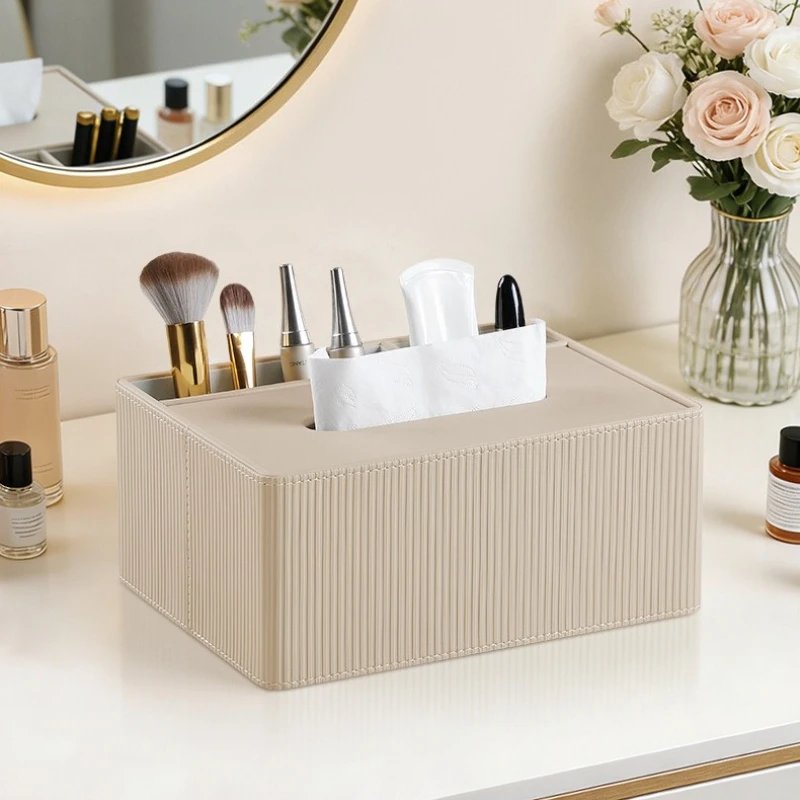 Elegant Leather Tissue Box