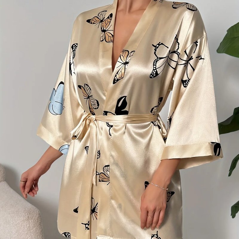 Chic Silk Summer Robe for Women