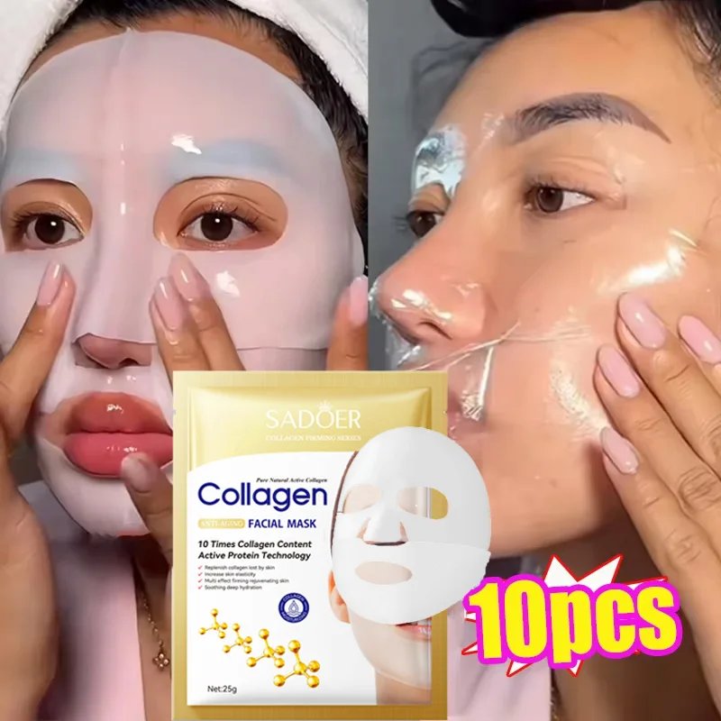 Korean Collagen Anti-Aging Masks - 10 Pack