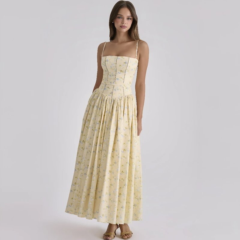 Elegant Floral Maxi Dress