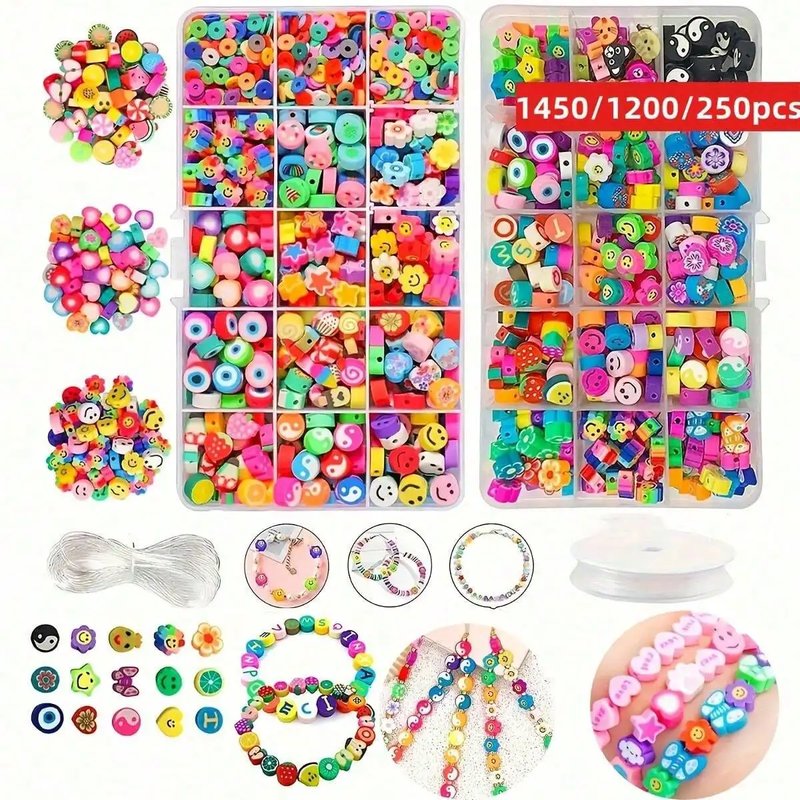 DIY Polymer Clay Beads Set