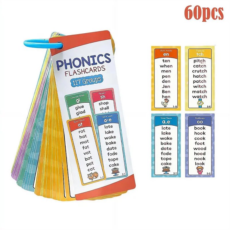 Phonics Flashcards for Vocabulary Building