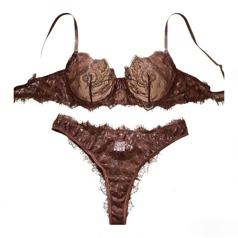 Elegant Lace Bra and Panty Set