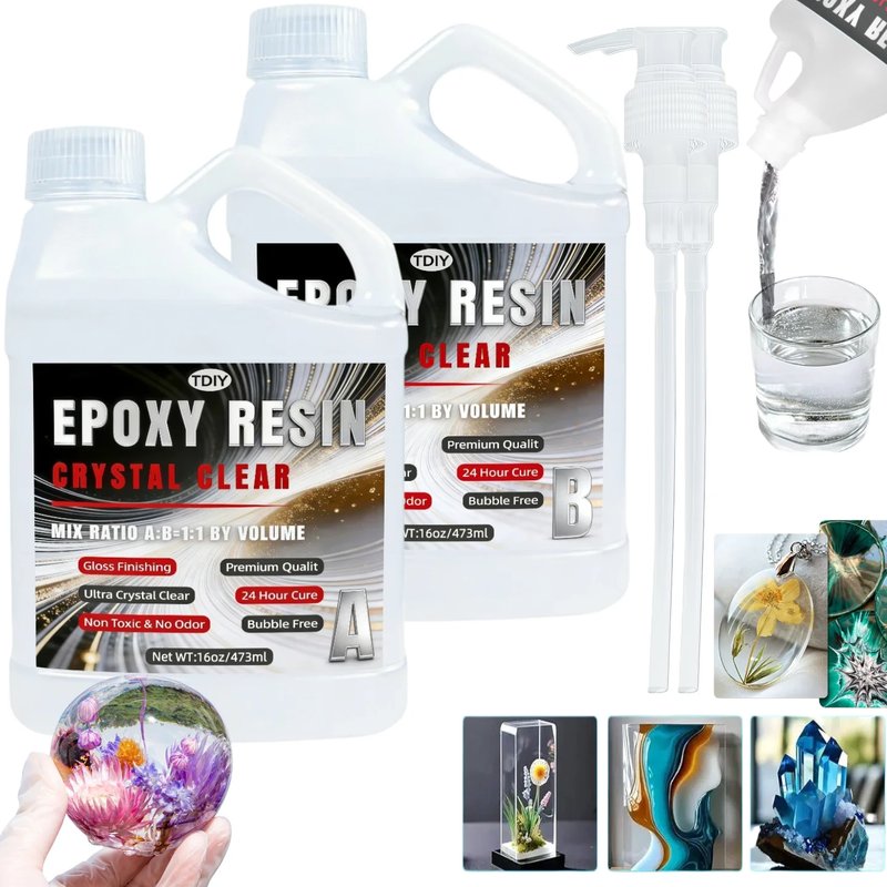 Crystal Clear Epoxy Resin Kit