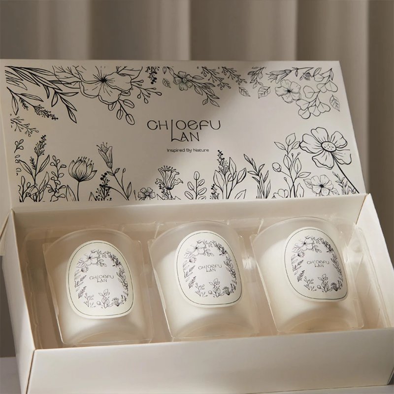 Natural Scented Candle Gift Set
