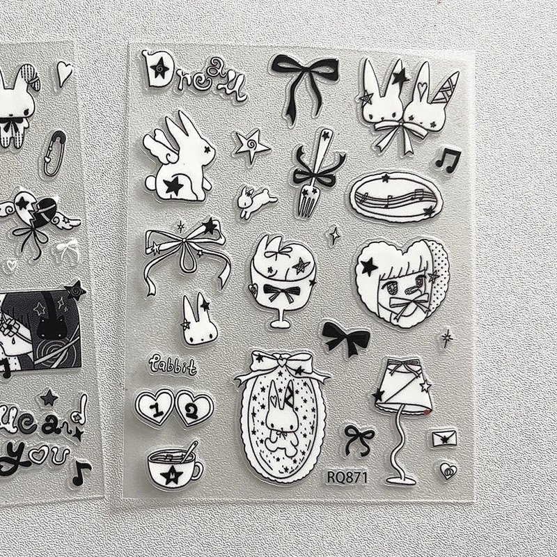 Cute Angel Rabbit Stickers