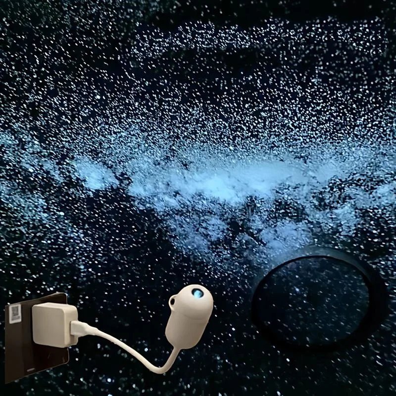 2-in-1 Mini Galaxy Star Projector