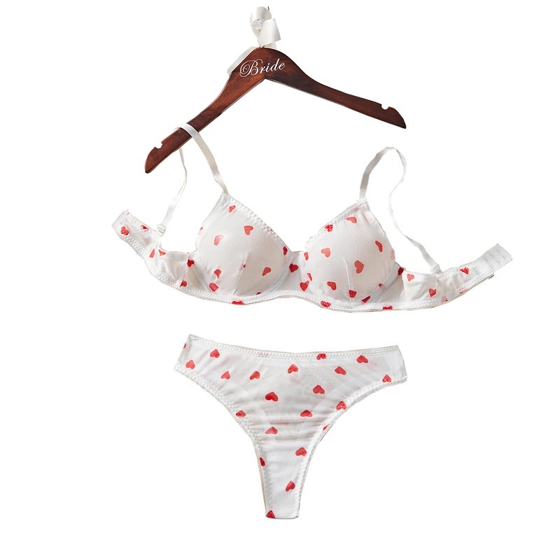 Valentine's Heart Lace Lingerie Set