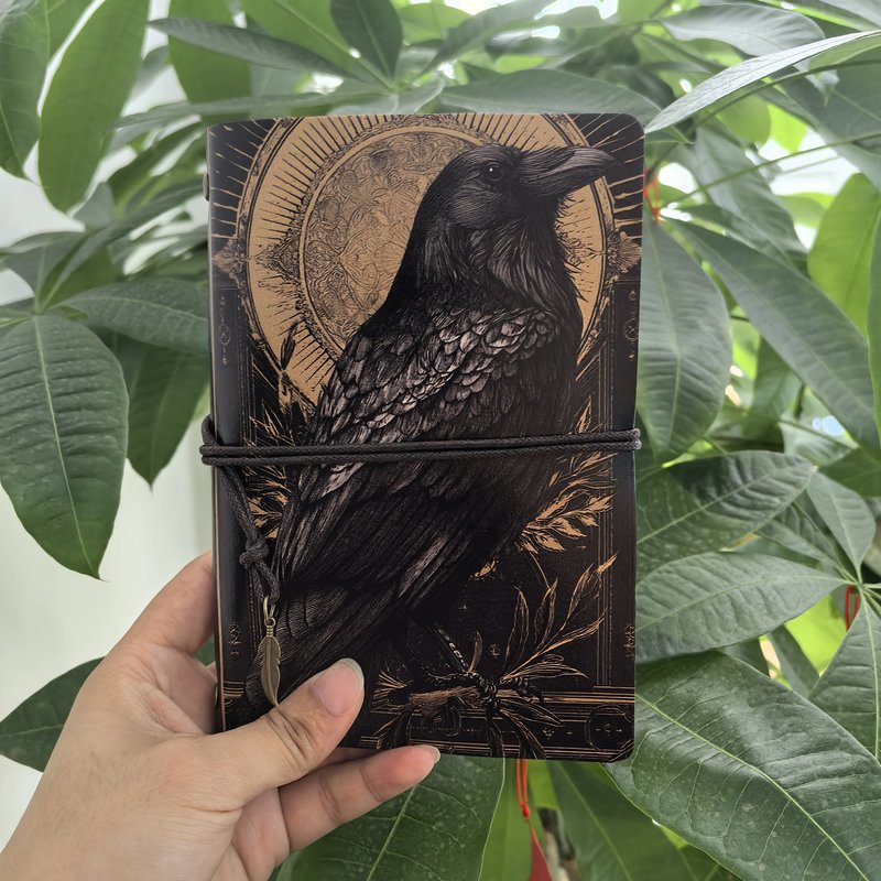 Dark Academia Raven Journal